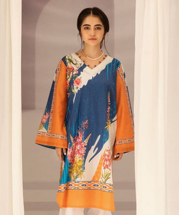 Zellbury Kashmir Blue A Lawn Suit Lawn Collection 2021
